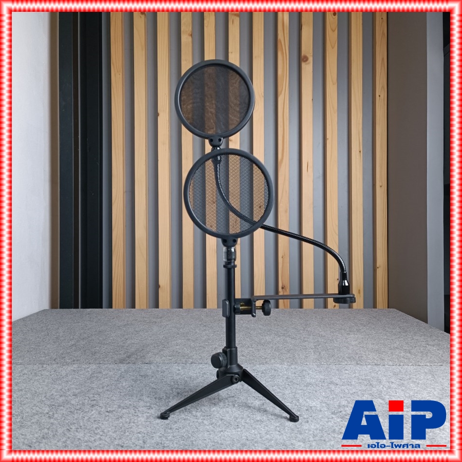 Superlux HM-18AG Popfilter อุปกรณ์ สำหรับไมโครโฟน HM 18 AG ช่วยการกรองเสียงให้เสียงที่พูด คมชัดและใส มากขึ้น 1ตัวมี 2 ชิ้น HM18AG Pop filter