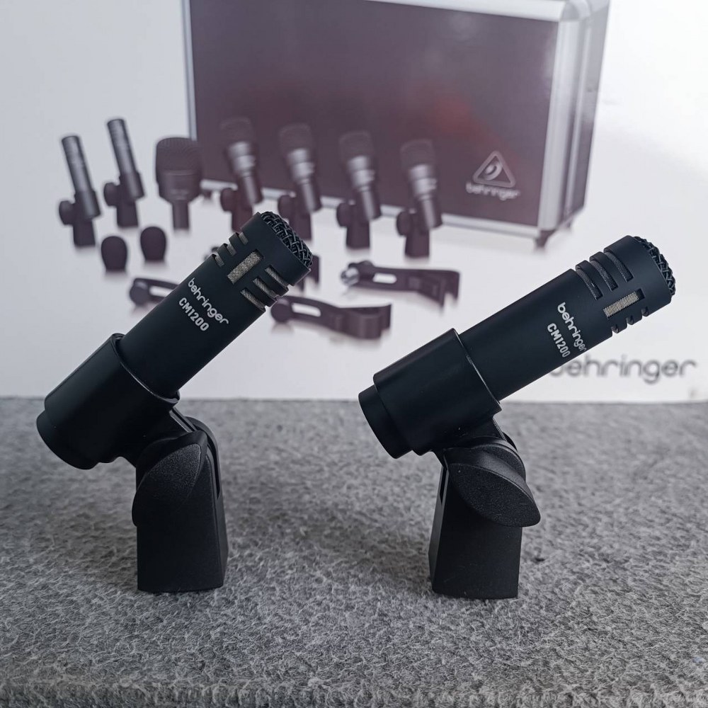 แถมกระเป๋าใส่ไมค์ BEHRINGER BC-1200 ไมค์กลอง7ชิ้น ชุดไมค์สำหรับจ่อกลองชุด BC1200 BC 1200 ชุดไมค์7ตัว ไมค์ชุด MIC Professional 7-Piece Drum Microphone +++ เอไอ-ไพศาล