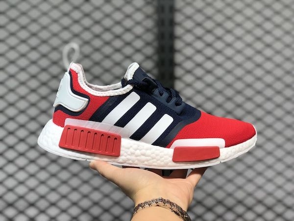 ADIDAS NMD R1 - Collegiate Navy/Scarlet Cloud White