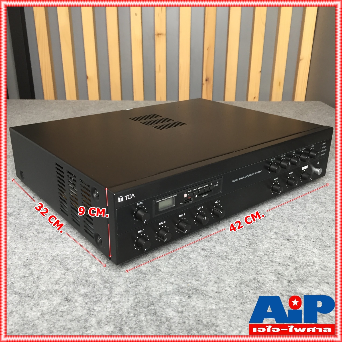 TOA A-3248DME แอมป์480W มิกเซอร์แอมป์ มิกเซอร์แอมป์TOA เครื่องปรับแต่งเสียง TOA A 3248DME A3248DME เอไอ-ไพศาล