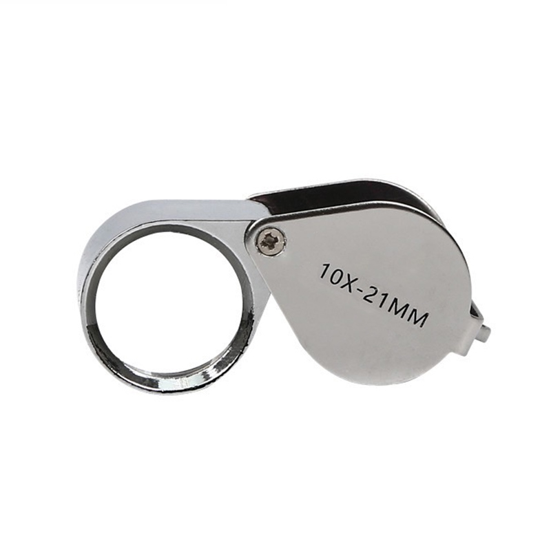 แว่นขยายส่องพระ เลนส์ขยาย 10×21mm เลนส์แก้วกล้องส่องพระ เหรียญ งานจิวเวลรี่ เพชรพลอย เลนส์ขยาย10× ชัดแจ๋ว ส่องง่ายสบายตา