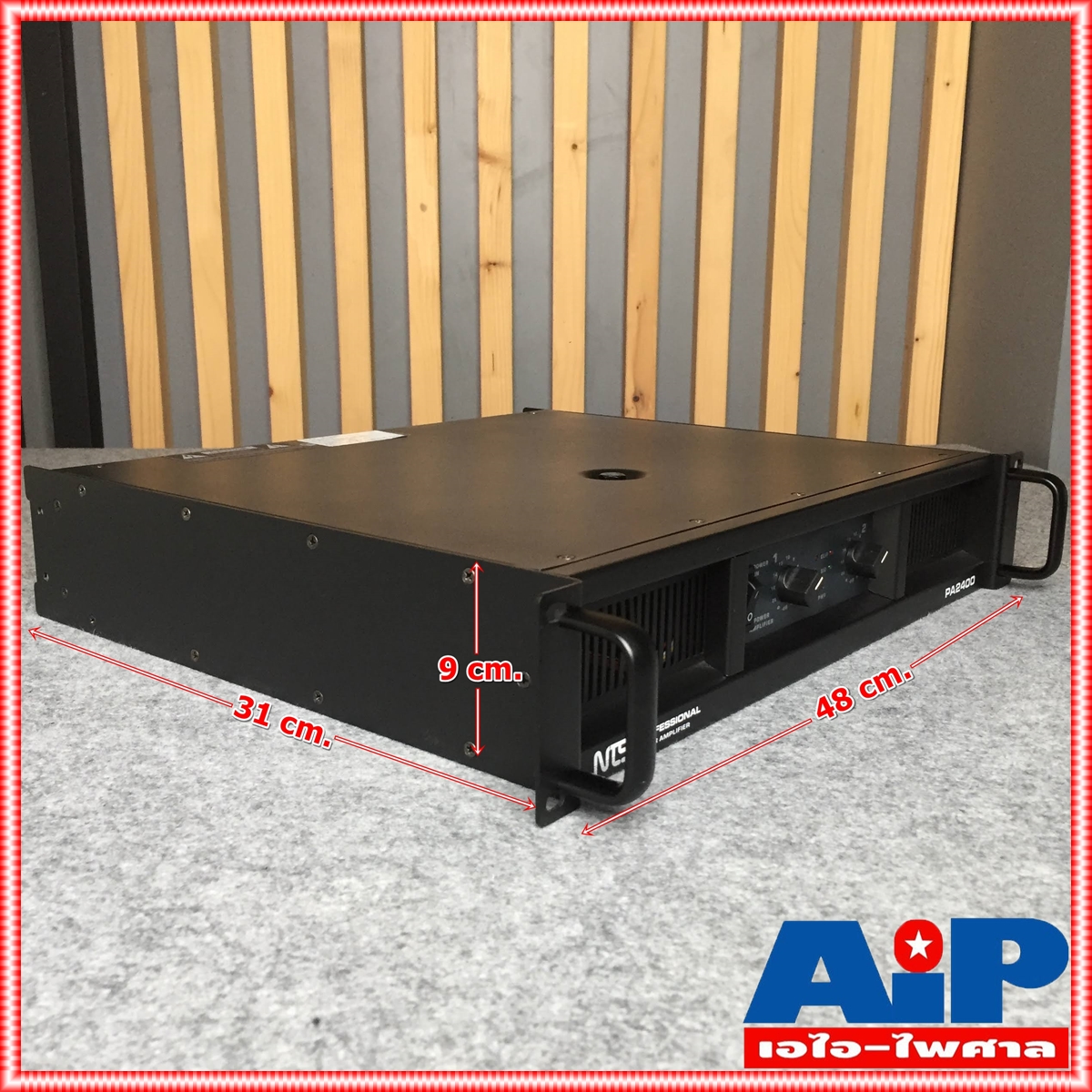 NTS PA2400 poweramp เพาเวอร์แอมป์ AMP แอมป์ เครื่องเสียง แอมป์ขยายเสียง เครื่องขยายเสียง เอไอ-ไพศาล