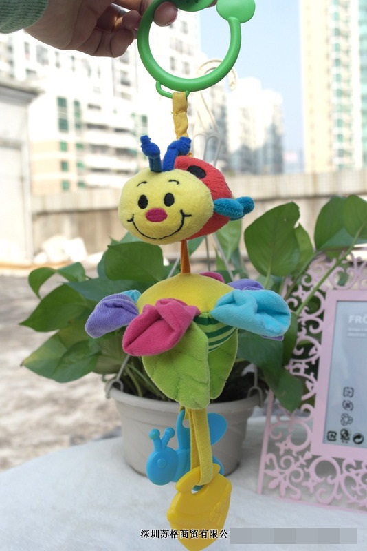 CH912 ของเล่นเด็กดอกไม้เต่าทองแขวนเปลหรือรถเข็น ชิ้นละ