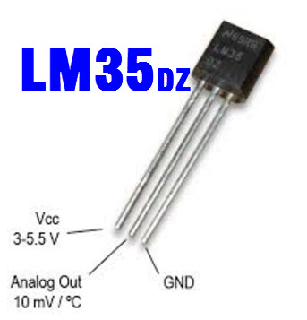 LM35DZ Precision Centigrade Temperature Sensor ( 0-100c)