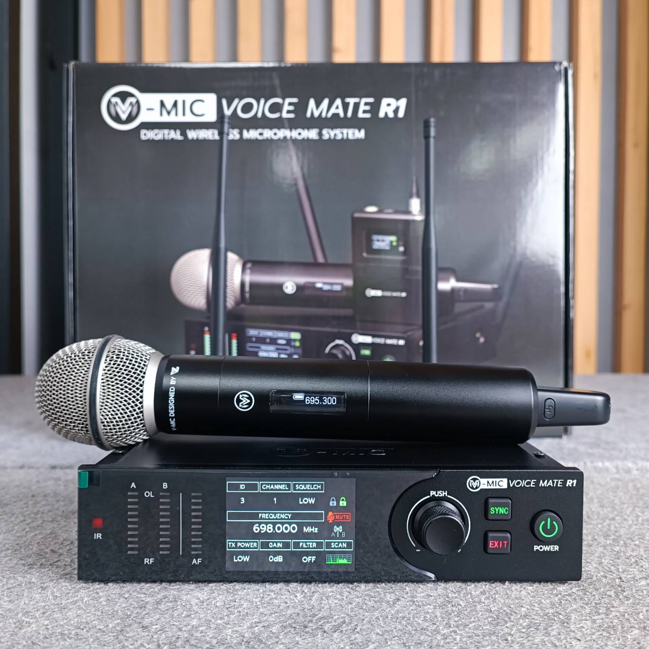 VL AUDIO V-MIC VOICE MATE R1 F2 ไมค์ลอยเดียว ไมค์ไร้สาย มือถือเดี่ยว ไมโครโฟน Microphone เอไอ-ไพศาล