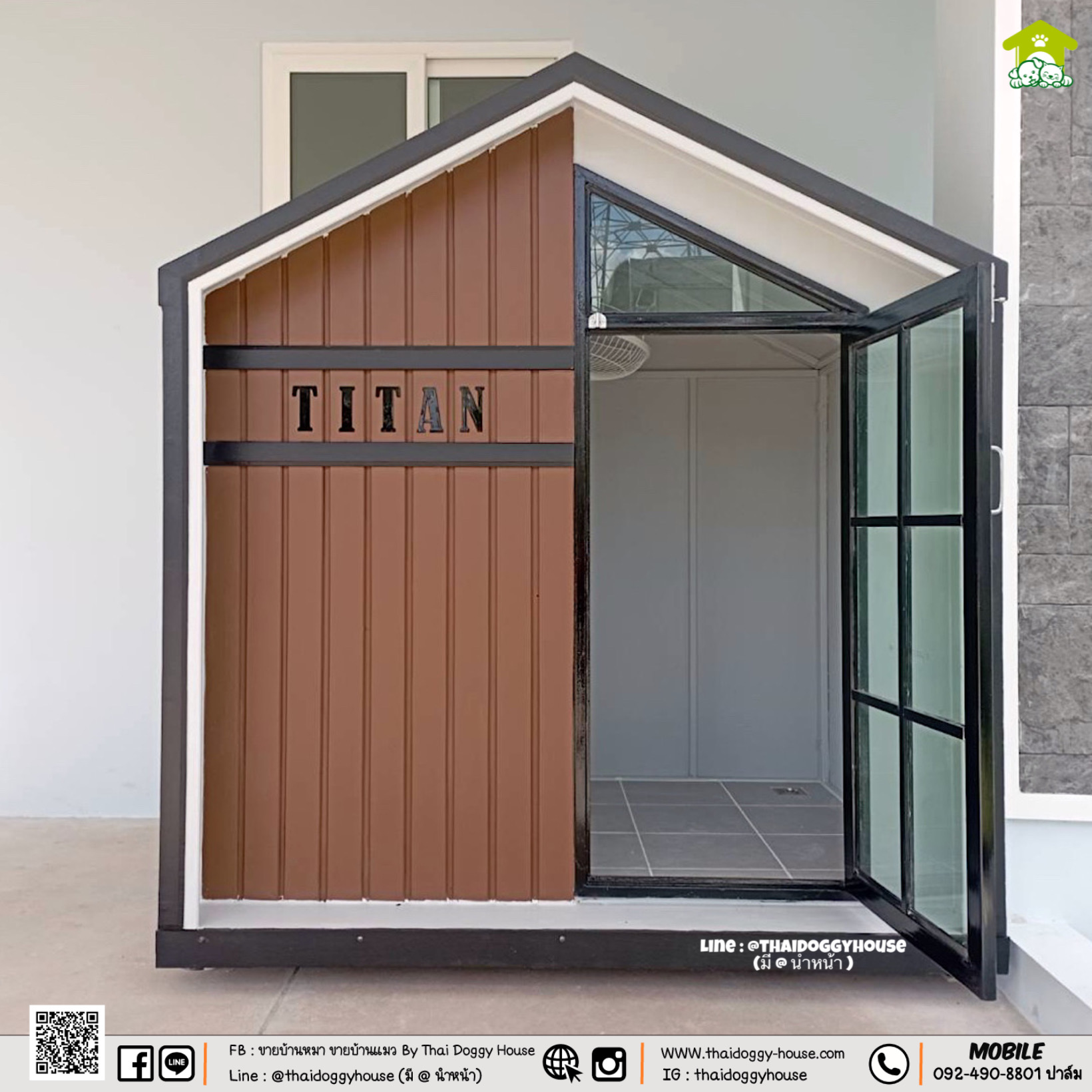 ✨ 𝗠𝗜𝗡𝗜𝗠𝗔𝗟 𝗦𝗧𝗬𝗟𝗘 ✨ บ้านหมา บ้านแมว " 𝐓𝐇𝐀𝐈 𝐃𝐎𝐆𝐆𝐘 𝐇𝐎USE