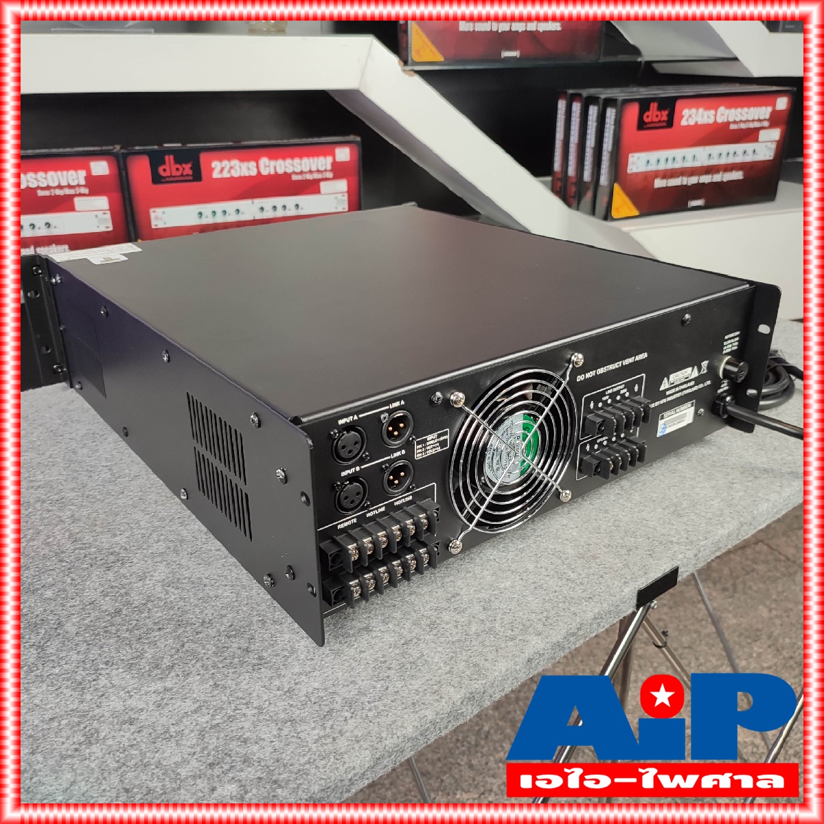 NPE LA-1500 POWERAMP มี LINE LA1500 1500W มีไลน์ เครื่องขยายเสียง ระบบ เสียงตามสาย เอไอ-ไพศาล