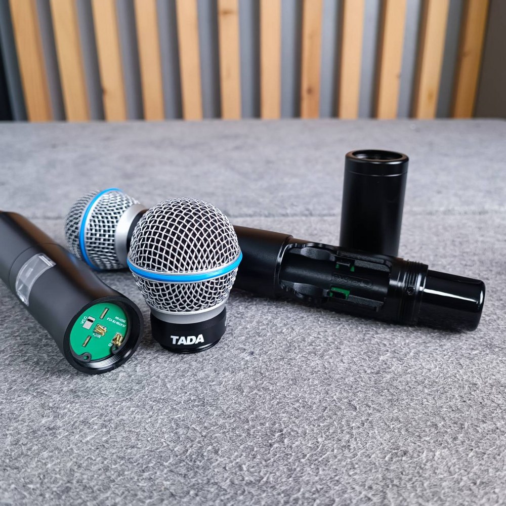 TADA UR-24D ไมค์ลอยคู่ ปรับความถี่ได้ Wireless Microphone UHF ชุดไมค์ลอยคู่ TA DA UR 24D UR24D เอไอ-ไพศาล