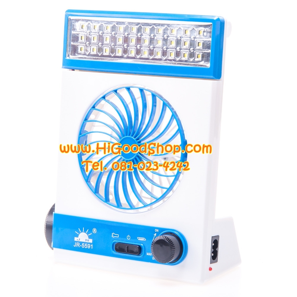 พัดลมไฟฉายพลังงานแสงอาทิตย์ พัดลมไฟฉายโซล่าร์ Solar Light Fan