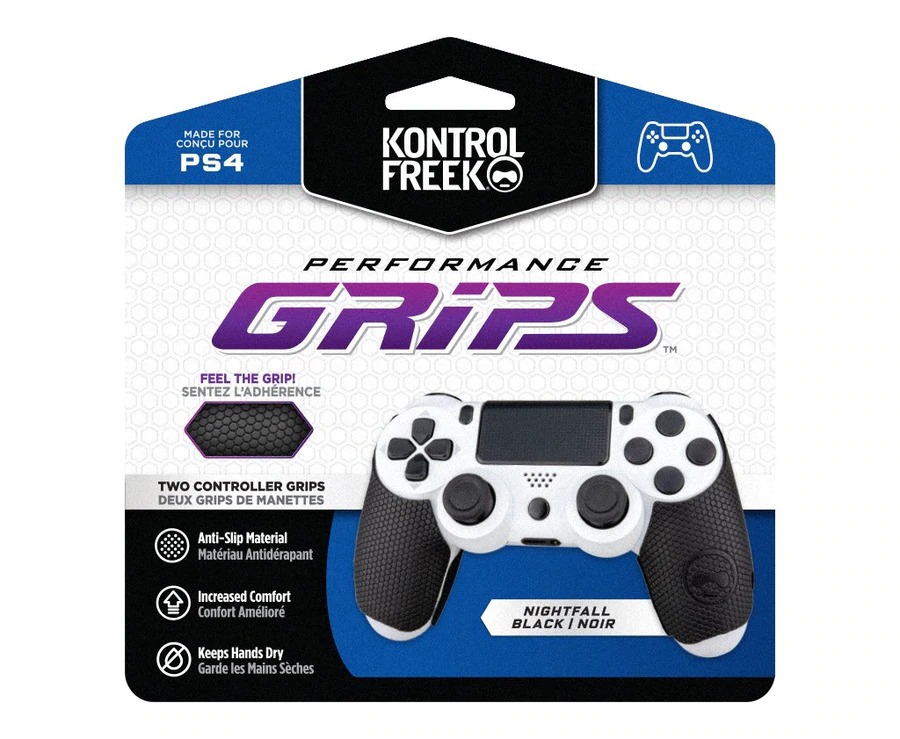 KontrolFreek - Performance Grips for PS4 (Black)