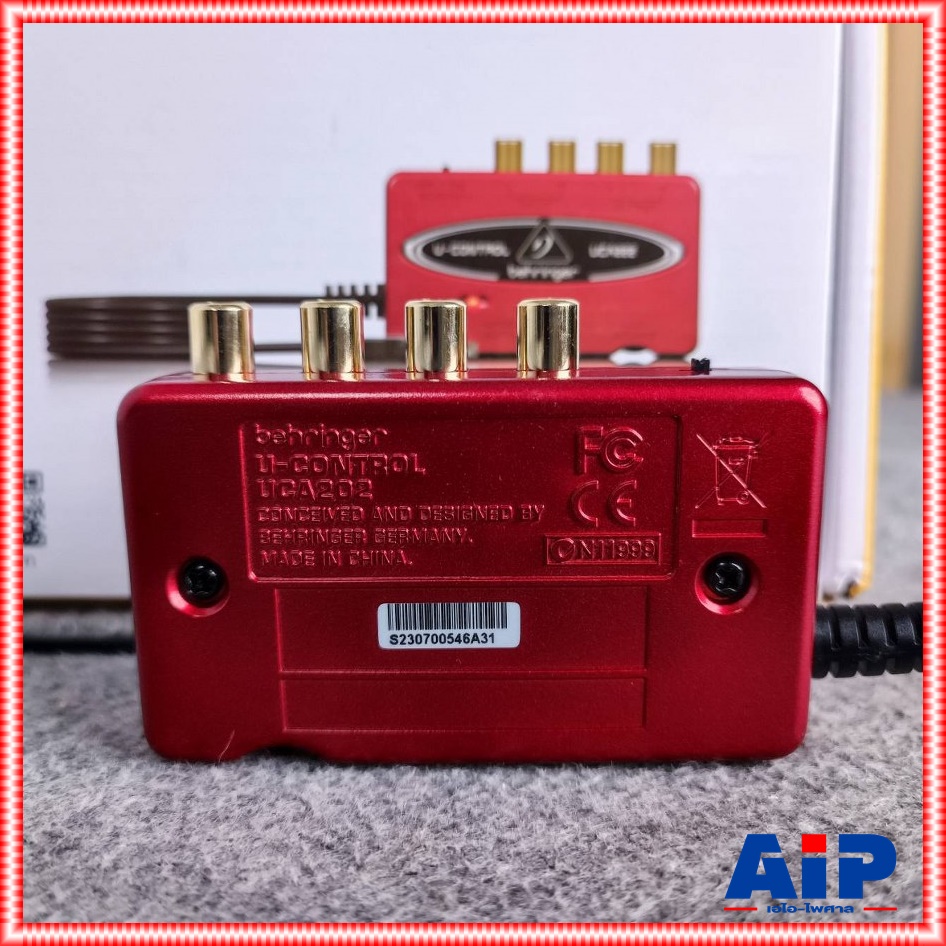 BEHRINGER UCA-222 USB Audio Interface ออดิโออินเตอร์เฟส ความละเอียด 24-bit/192kHz พร้อมปรีไมค์ 2 Input / 2 Output UCA 222 UCA222 เอไอ-ไพศาล +++