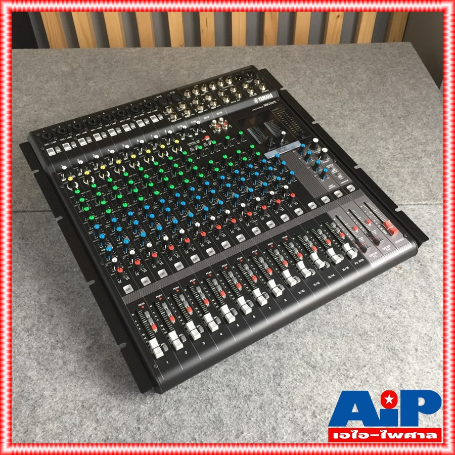 YAMAHA MG-16X mixer มิกเซอร์แบบอนาล็อค 16 ช่องสัญญาณ มีเอฟเฟคแท้ในตัว แถมปีกยึดRACK MG 16 X MG 16X MG16X เอไอ-ไพศาล