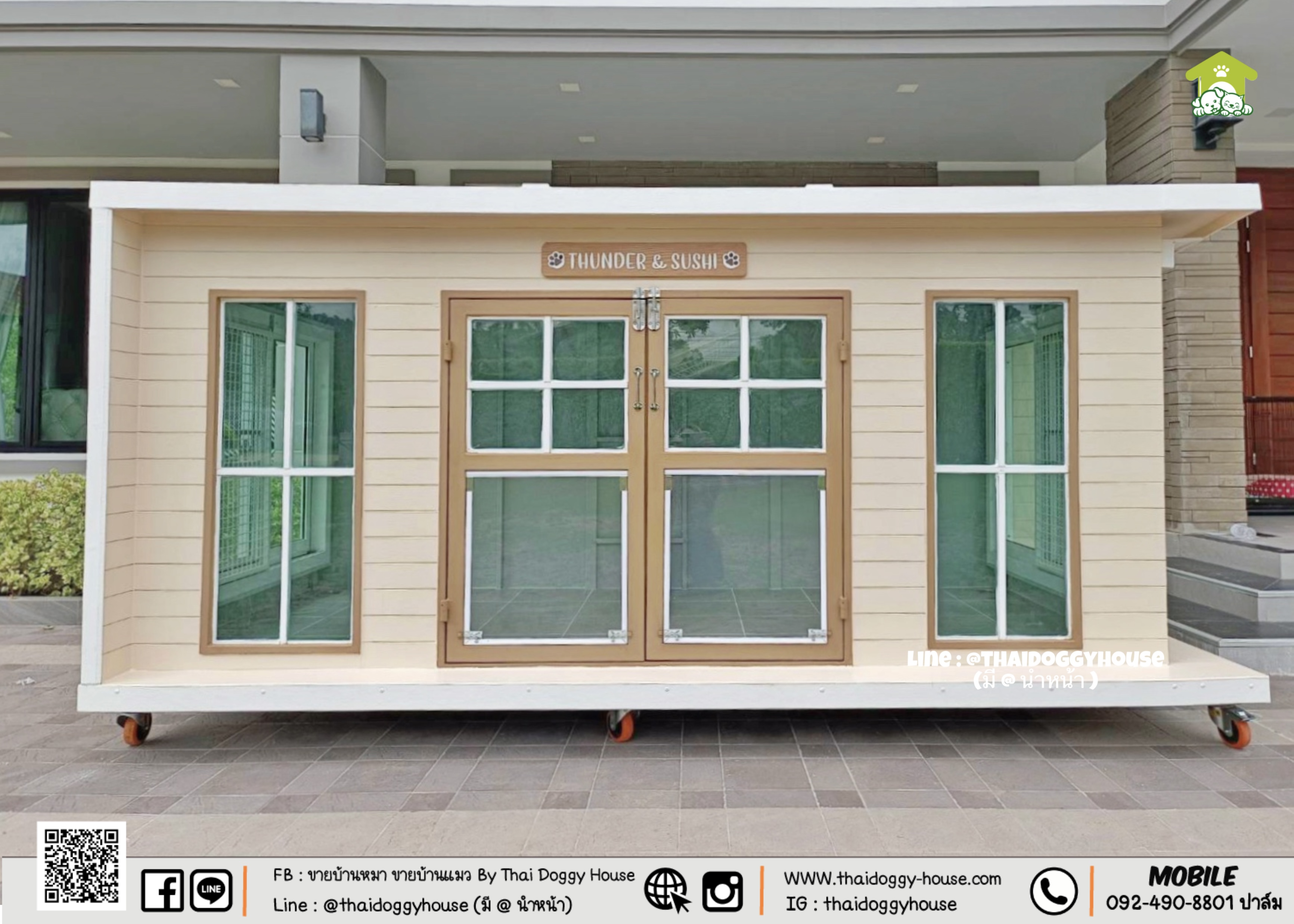 บ้านหมา บ้านแมว " 𝐁𝐎𝐗 𝐒𝐓𝐘𝐋𝐄 𝐁𝐘 𝐓𝐇𝐀𝐈 𝐃𝐎𝐆𝐆𝐘 𝐇𝐎𝐔𝐒𝐄 " &#x