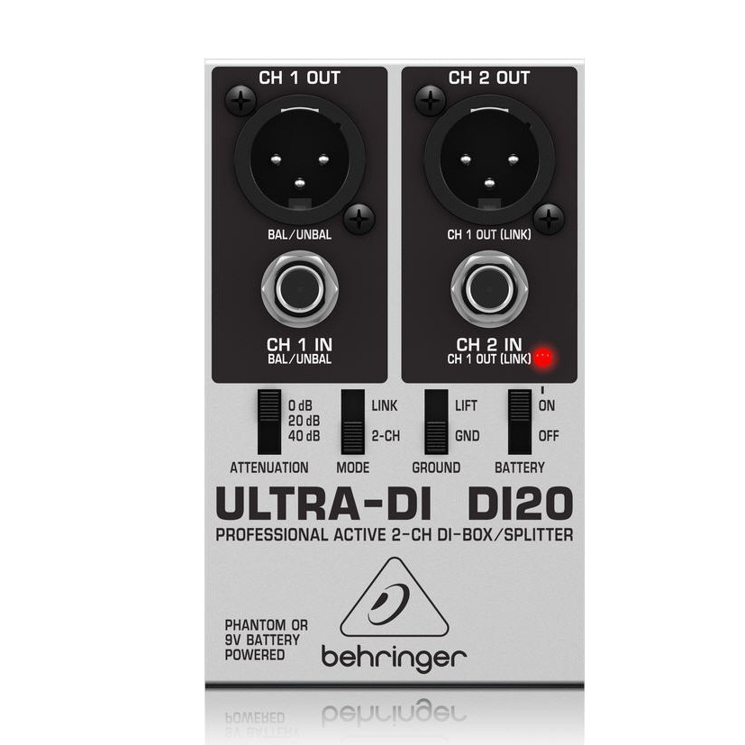 BEHRINGER DI20 ULTRA DI BOX DI 20 Professional Active 2 Channel DI-Box Splitter DI-20 เอไอ-ไพศาล +++