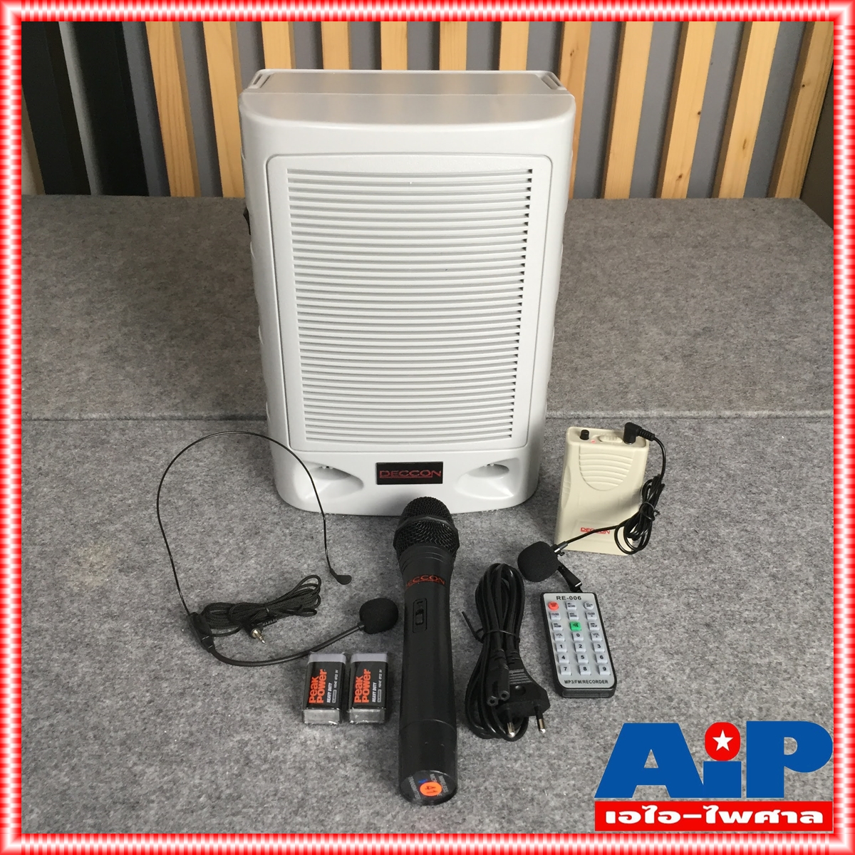 DECCON PWS-230UTB เครื่องช่วยสอน พร้อมไมค์ไร้สาย แบบคาดศรีษะ แบบถือ และแบบหนีบ เครื่องเล็กพกพาสะดวก PWS 230UTB PWS230 UTB PWS230UTB เอไอ-ไพศาล