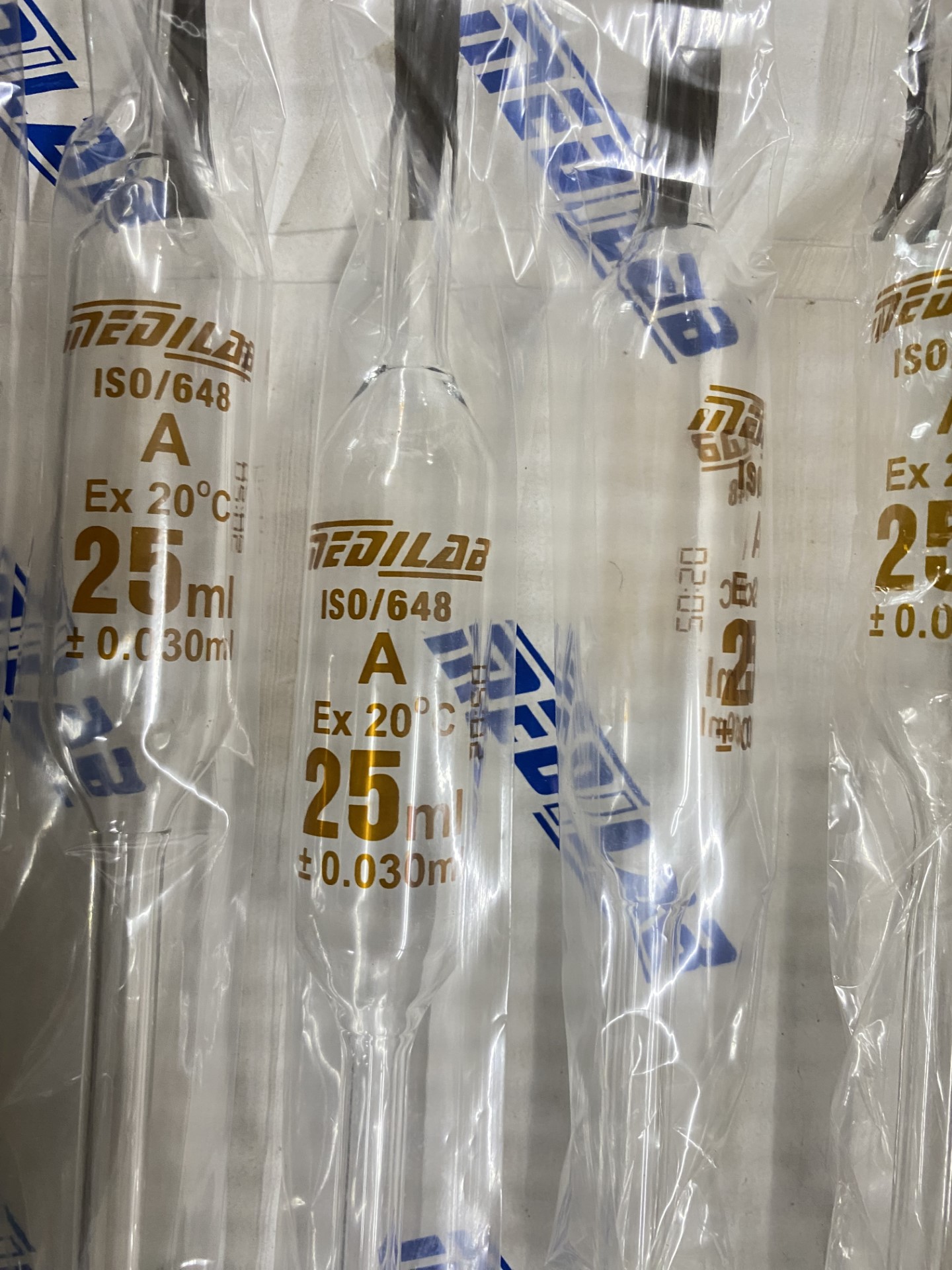 Pipette, Volumetric Class A 0.5-100 ml