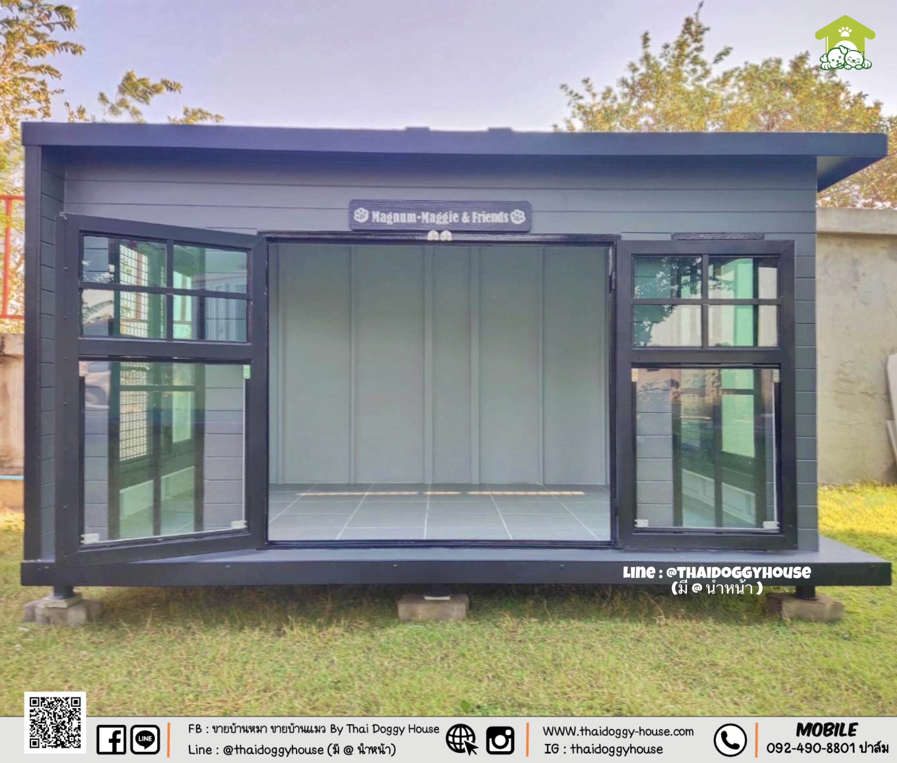 บ้านหมา บ้านแมว " 𝐁𝐎𝐗 𝐒𝐓𝐘𝐋𝐄 𝐁𝐘 𝐓𝐇𝐀𝐈 𝐃𝐎𝐆𝐆𝐘 𝐇𝐎𝐔𝐒𝐄 "