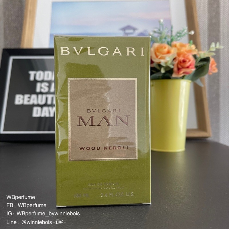 น้ำหอมแท้100% BVLGARI Man Wood Neroli EDP 100 มล