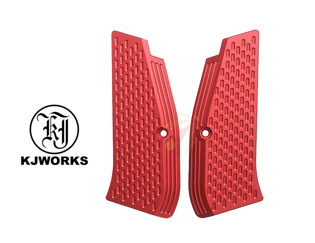 KJ Works CZ Shadow SP-01 Aluminium Hand Grip – Red