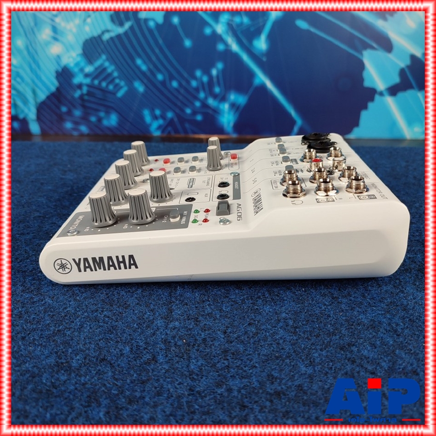 YAMAHA AG-06MK2W สีขาว MIXER มิกเซอร์ 6 ช่องสัญญาณพร้อมอินเตอร์เฟสเสียงแบบ USB ยามาฮ่า AG 06 MK 2 W AG06MK2W เอไอ-ไพศาล