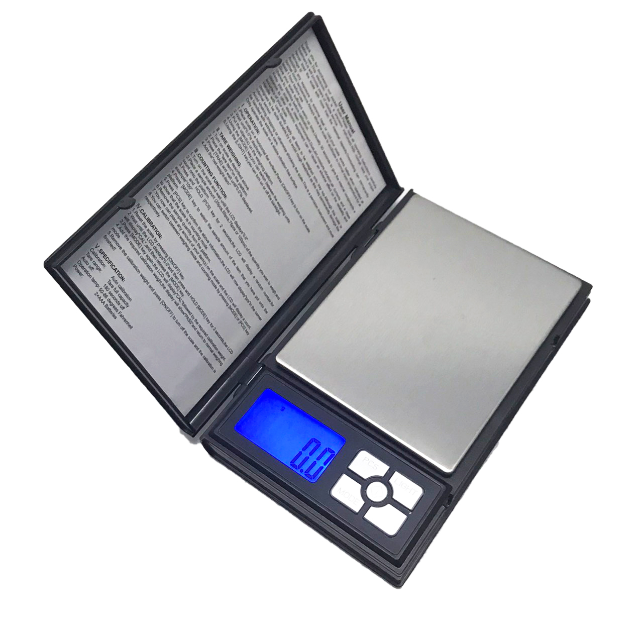 เครื่องชั่งดิจิตอล Notebook 0.1g-2000g (2Kg/0.1g) เครื่องชั่งทองดิจิตอลแบบพกพา เครื่องชั้งคัดเกรดอย่างดี รับประกันการใช้งาน