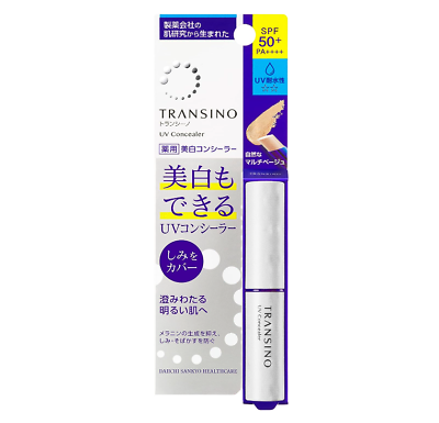 ⚪Transino Medicated Whitening UV Concealer 2.5g SPF50+PA from Japan คอนซีลเลอร์สูตรลบฝ้า ปกปิดได้กริบ แถมฝ้ากระยังจางอีกด้วยค่ะ - ✈️ส่งตรงจากญี่ปุ่น From Japan