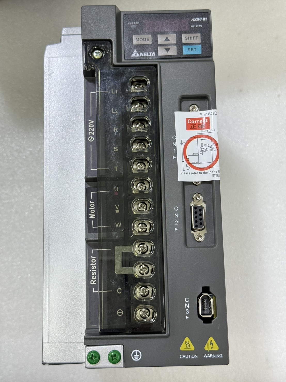 ASD-B2-3023-B SERVO DRIVE "DELTA"