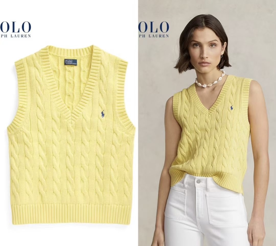 **do** เสื้อคอวีแขนกุด Ralph Lauren ใส่เป็นเสื้อกั๊กก็ได้ มี 4 สี สินค้าใหม่ ของแท้