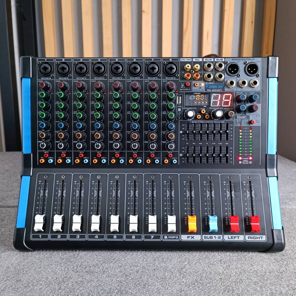 PROEUROTECH PMX-MD8200FX powermixer เพาเวอร์มิกเซอร์ โปรยูโรเทค รุ่น PMX MD8200FX PMXMD8200FX เอไอ-ไพศาล