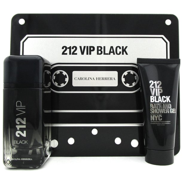 น้ำหอม แท้100% CAROLINA HERRERA 212 VIP Black 100ml Eau de Parfum and Shower Gel
