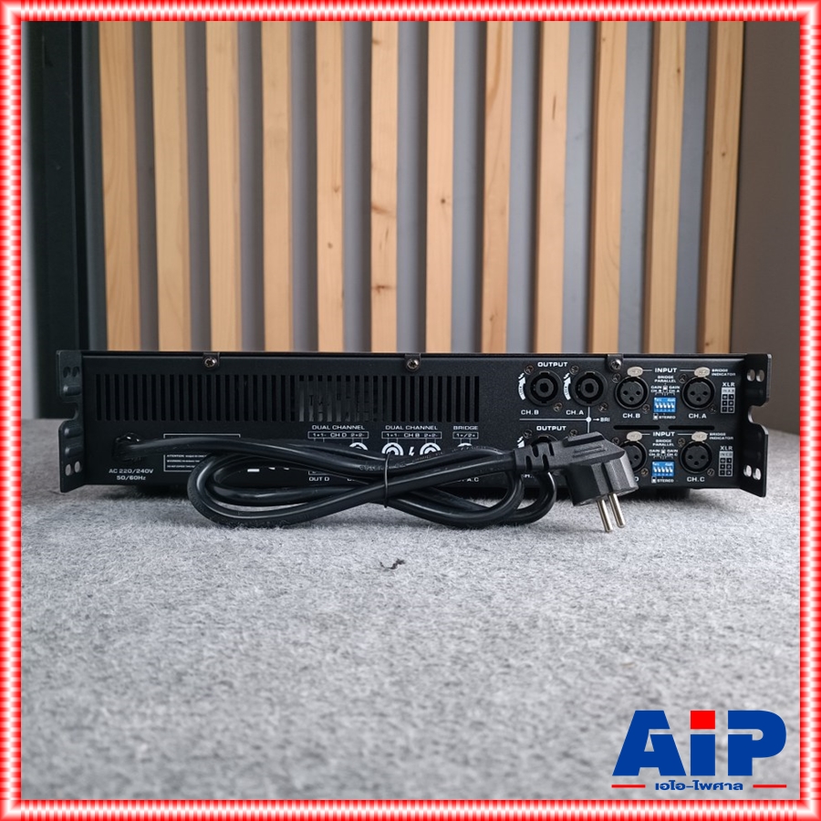 TADA PRO8.4 poweramp 4CH เพาเวอร์แอมป์ 4 แชนแนล กำลังขับ 4 x 850 วัตต์ ที่ 8 โอห์ม คลาส D Tada PRO-8.4 PRO 8.4 เอไอ-ไพศาล