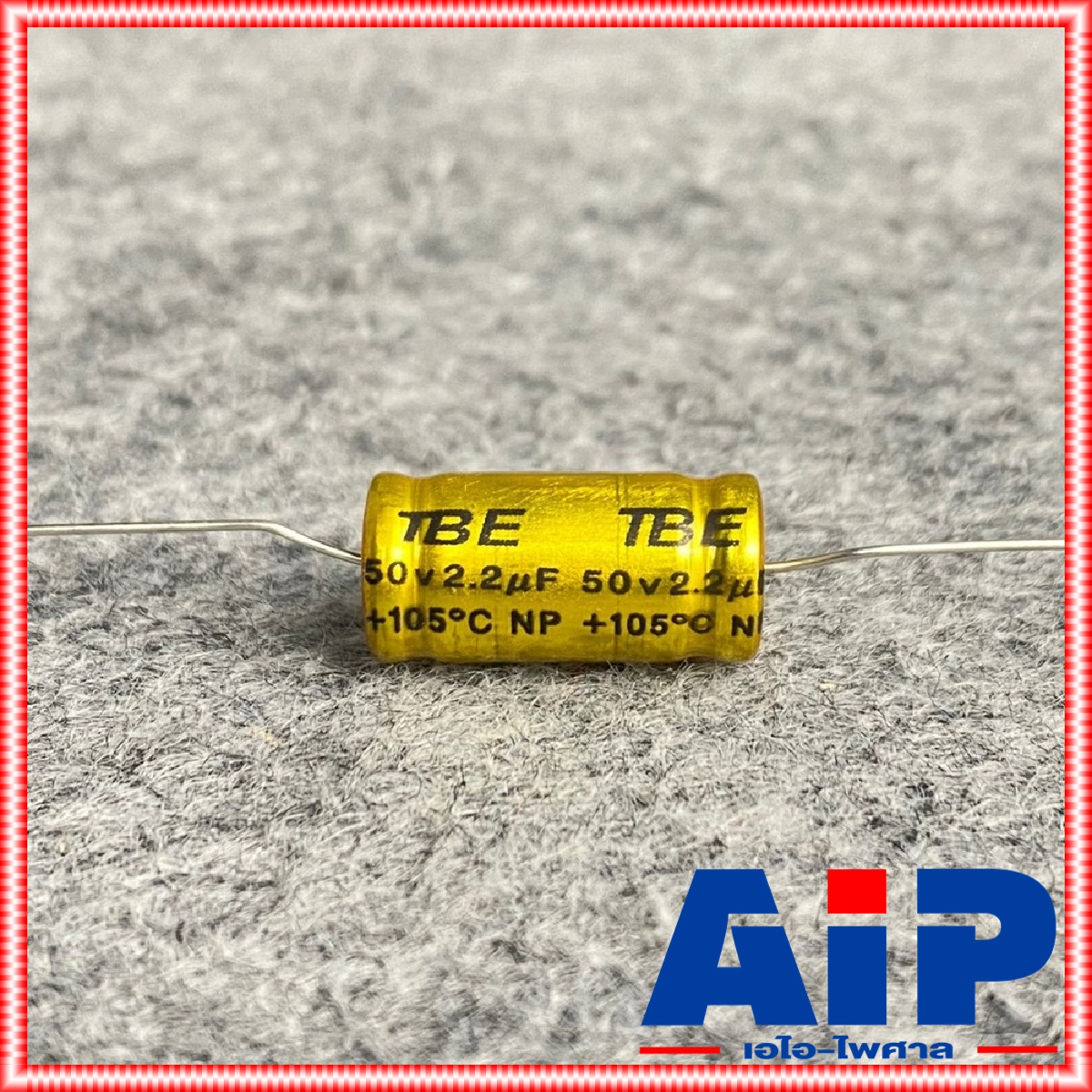 10ตัว 2.2uF 50V C ลำโพง สีทอง คาปาลำโพงเสียงแหลม ตัวป้องกันลำโพงเสียงแหลม คอนเดนเซอร์ ทอง คาปาซิเตอร์ลำโพง CAPACITOR 4.9 cเสียงแหลม เอไอ-ไพศาล