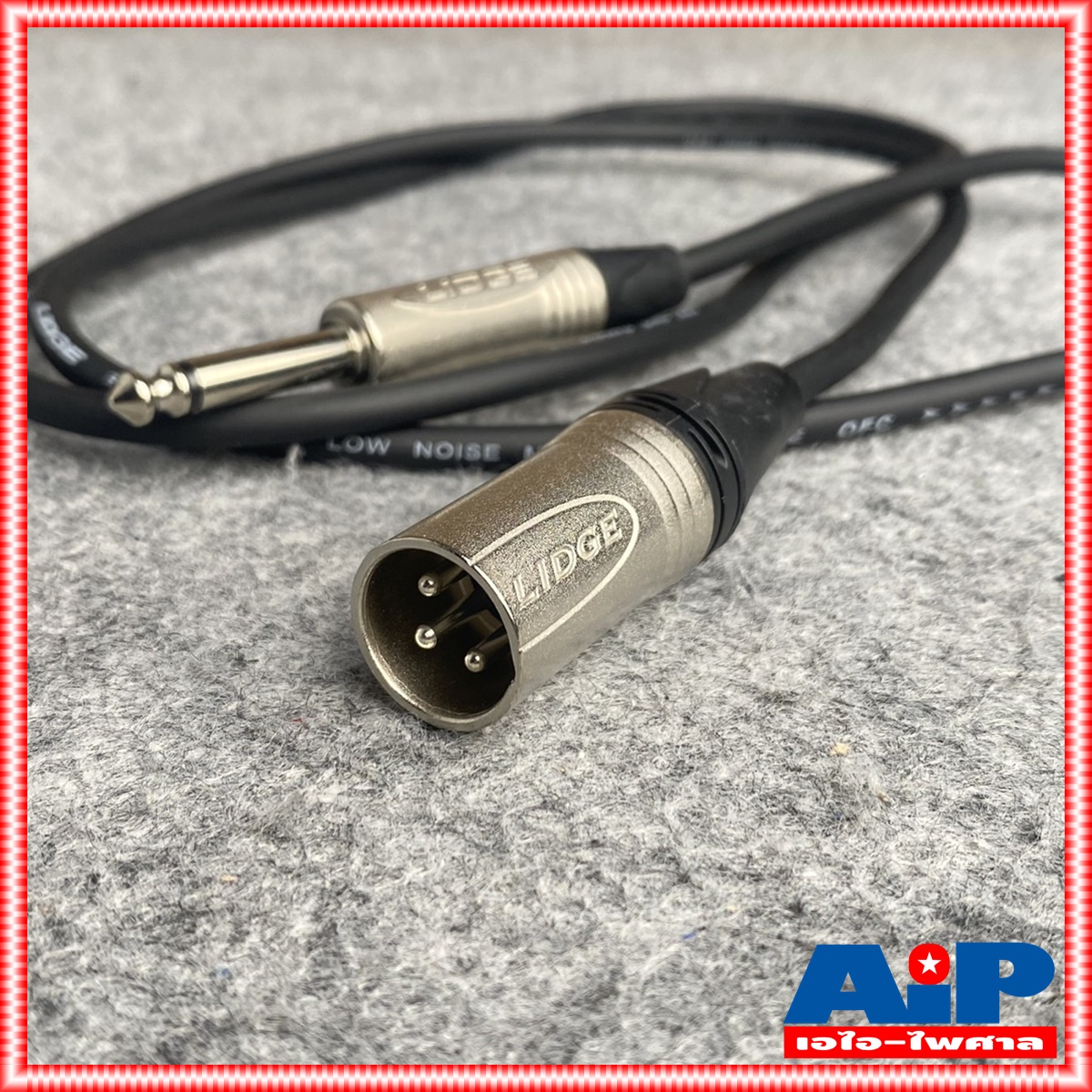 สายXLRผู้-phone mono YM-381F 1.5เมตร สายสัญญาณเสียง สายแคนนอนผู้ออกปลั๊กไมค์ YM 381F YM381F สายCANNONผู้-P.MIC เอไอ-ไพศาล