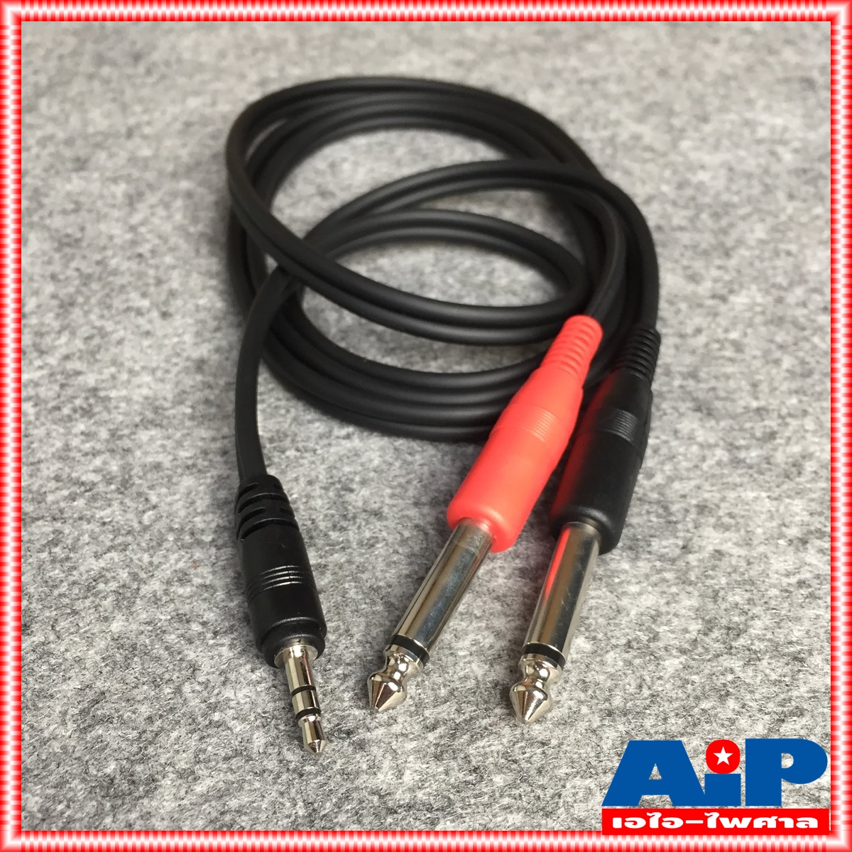 1.5เมตร DYNACOM J015-13 สาย P.TR-ST - P.MICx2 ความยาว 1.5เมตร ไดน่าคอม สาย TR-ST ออก PHONE x2 1.5M สายต่อ คอม เข้า มิกเซอร์