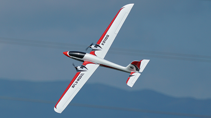 เครื่องบินไฟฟ้า XFly X2100 Twin Glider FPV Aircraft (ไม่รวม แบต รีซีฟ รีโมท)