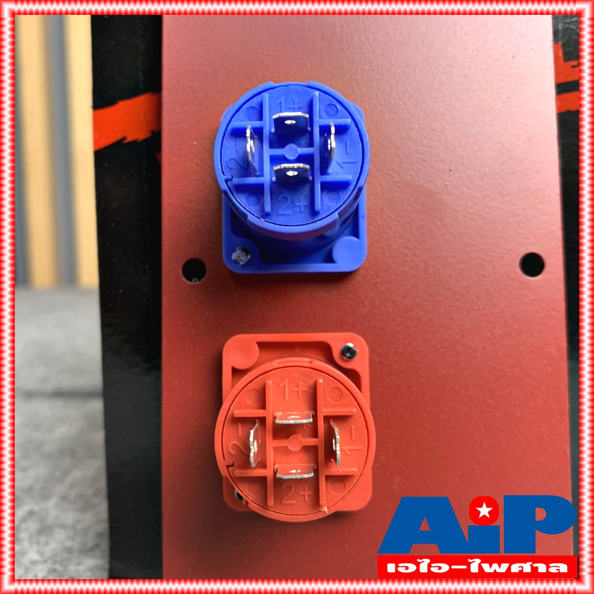 ราคาสินค้าต่อ1อัน LIDGE YM346A *สีแดง* แท็บลำโพงเหล็กพร้อมแจ็คสเป็คคอน YM-346A แท็บลำโพงเหล็ก แจ็คสเป็คคอน YM 346 A