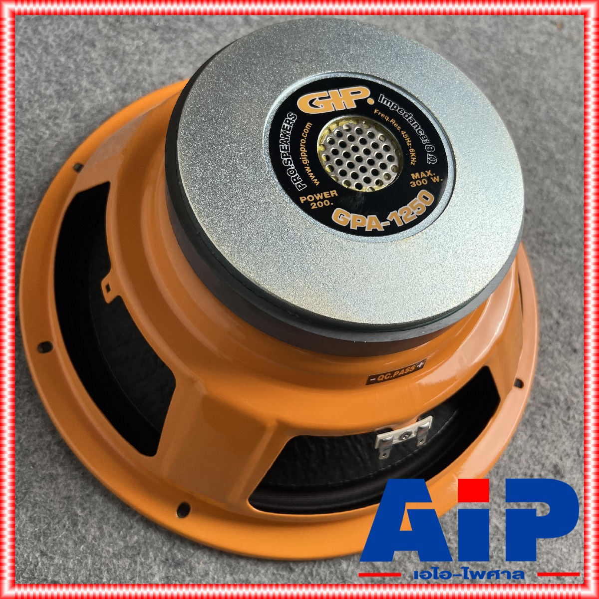 1ดอก GIP GPA-1250 ลำโพง12นิ้ว ดอกลำโพง 12 นิ้ว สำหรับทำดอก กลาง-แหลม / ซับเบส GPA 1250 GPA1250 เอไอ-ไพศาล +++