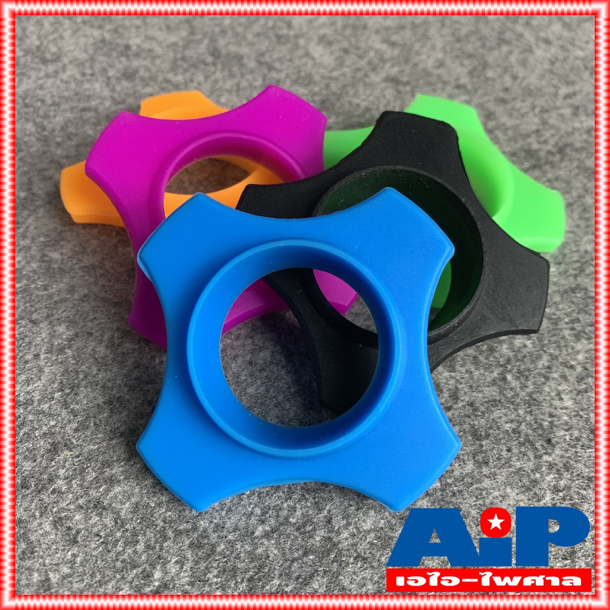 ที่รองไมค์กันกลิ้ง เหลี่ยมใหญ่ V-401 สีน้ำเงิน ที่รองไมค์ กันกลิ้ง กันกลิ้งไมค์เหลี่ยมใหญ่สีน้ำเงิน ใส่ได้ทั้ง ไมค์ลอย / ไมค์สาย