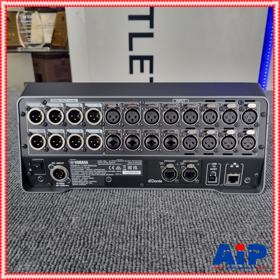 YAMAHA DM-3 Dante Digital Mixer มี Dante มิกเซอร์ ดิจิตอล 22 Ch จอภาพแบบสัมผัส ยามาฮ่า DM 3D DM3D เอไอ-ไพศาล