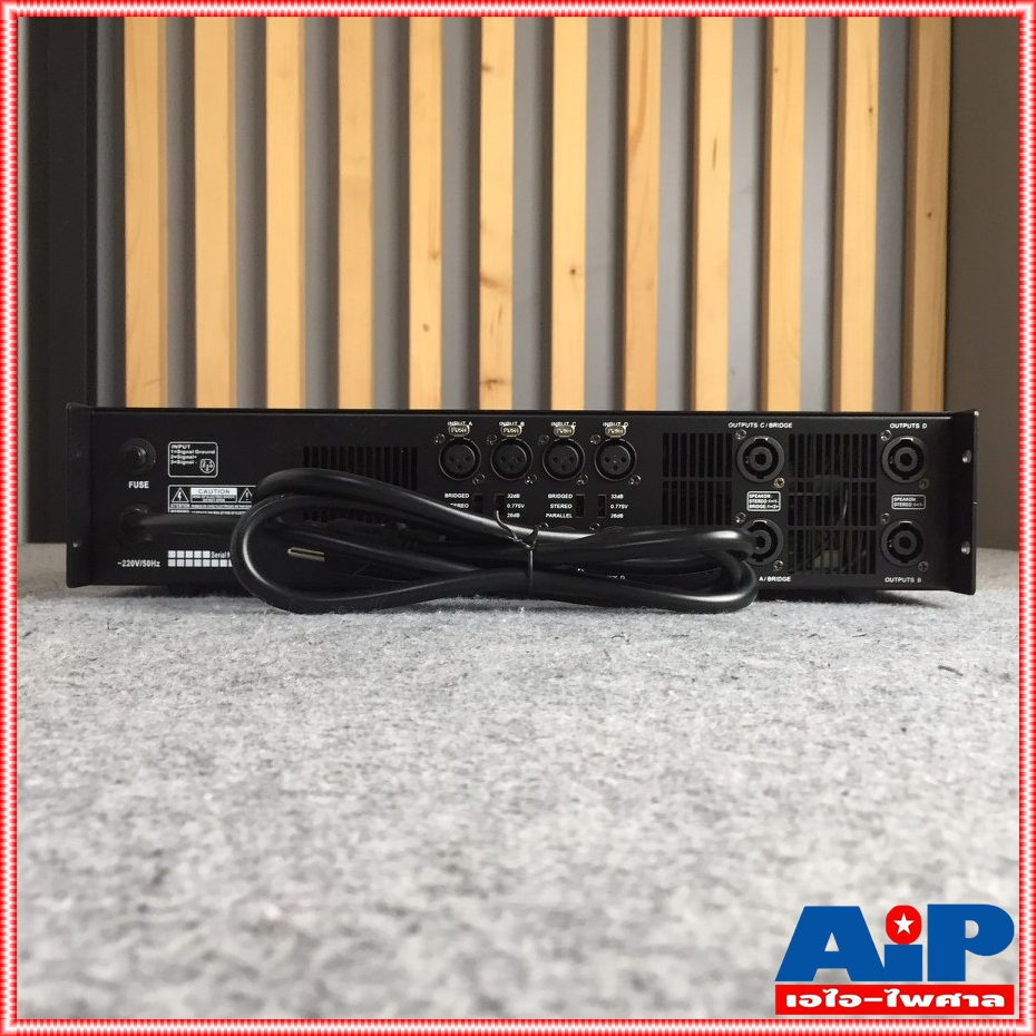 NTS DT-41200 poweramp 4CH เพาเวอร์แอมป์ เป็นพาวเวอร์ที่มี 4 ช่อง ขนาดความสูง 2U เป็นเครื่องขยายเสียง รูปแบบ CLASS D DT 41200 DT41200 เอไอ-ไพศาล