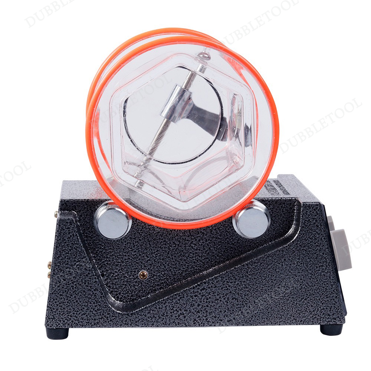 เครื่องร่อนถังใส เครื่องกลิ้ง เครื่องร่อนลูกเหล็ก KT-6808/220V Jewelry tumbler polisher KT-6808/220V