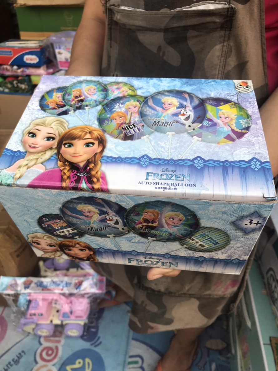 FZ9749 ของเล่นลูกโป่งบอลลูนโฟร่เซ่น ลิขสิทธิ์ถูกต้อง ยกกล่อง 24 ชิ้น