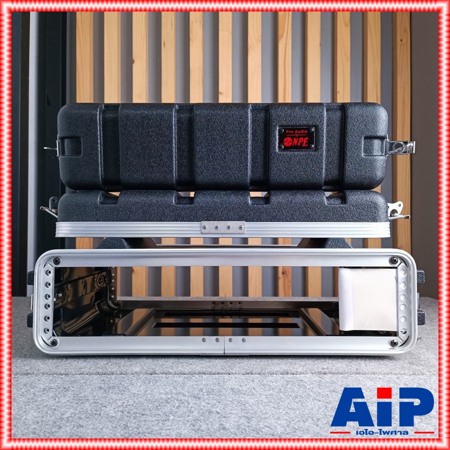 สีดำ NPE RACK RC-ABS2UM ลึก12นิ้ว กล่องใส่เครื่องเสียง RC ABS 2UM ABS 2 UM แร็คพลาสติก ABS2UM แร็ค กล่องแร็ค abs rack 2um เอไอ-ไพศาล