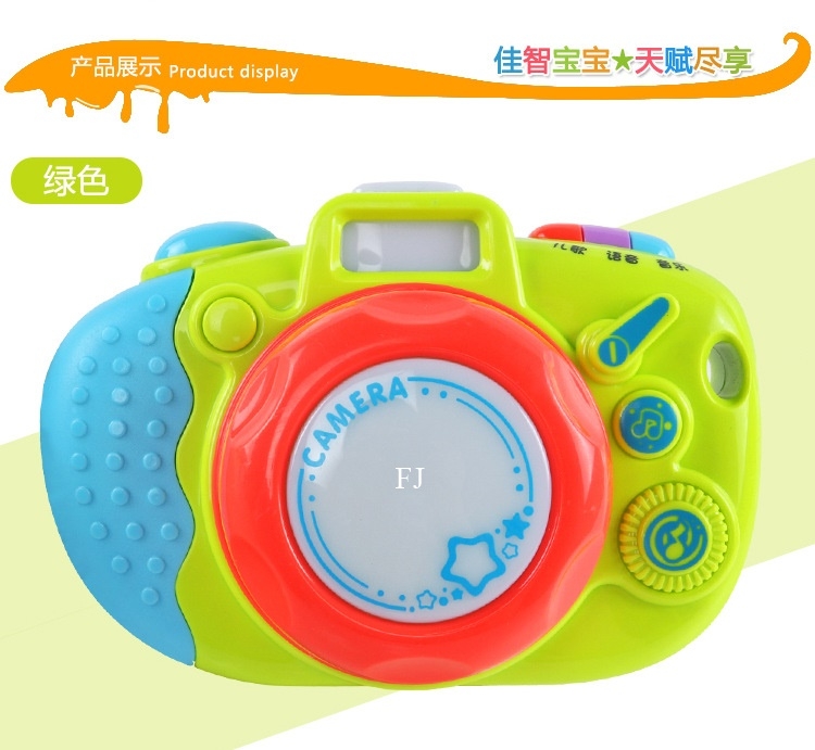 HJ-8029 ของเล่นกล้องถ่ายรูปเสียงไฟ กล้องเด็กใส่ถ่านเสียงไฟ ปลีกชิ้นละ (ของหมด)