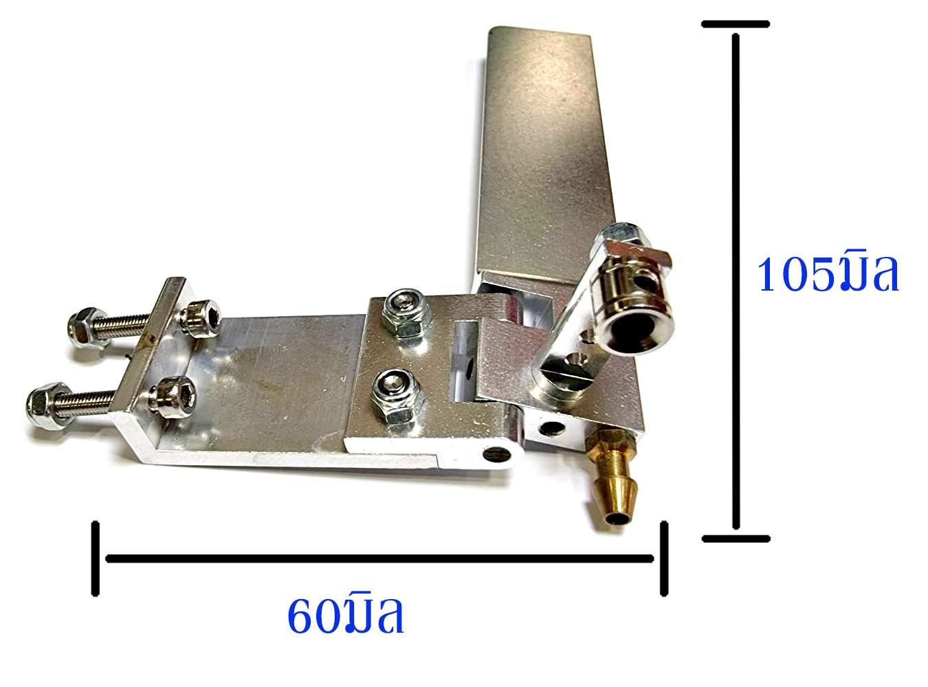 อะไหล่เรือ : หางเสือ size 60x105mm.