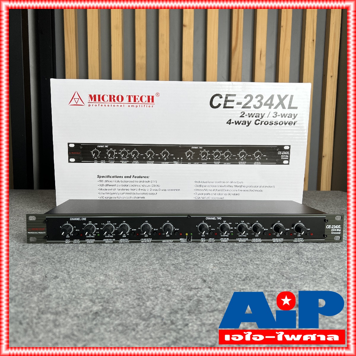 MICROTECH CE-234XL crossover MICRO TECH CE234XL ครอสโอเวอร์ CE 234 XL CE234 CE-234 ครอส3ทาง ครอส 3ทาง 3 ทาง ครอสตัดเสียง ไมโครเทค เอไอ-ไพศาล