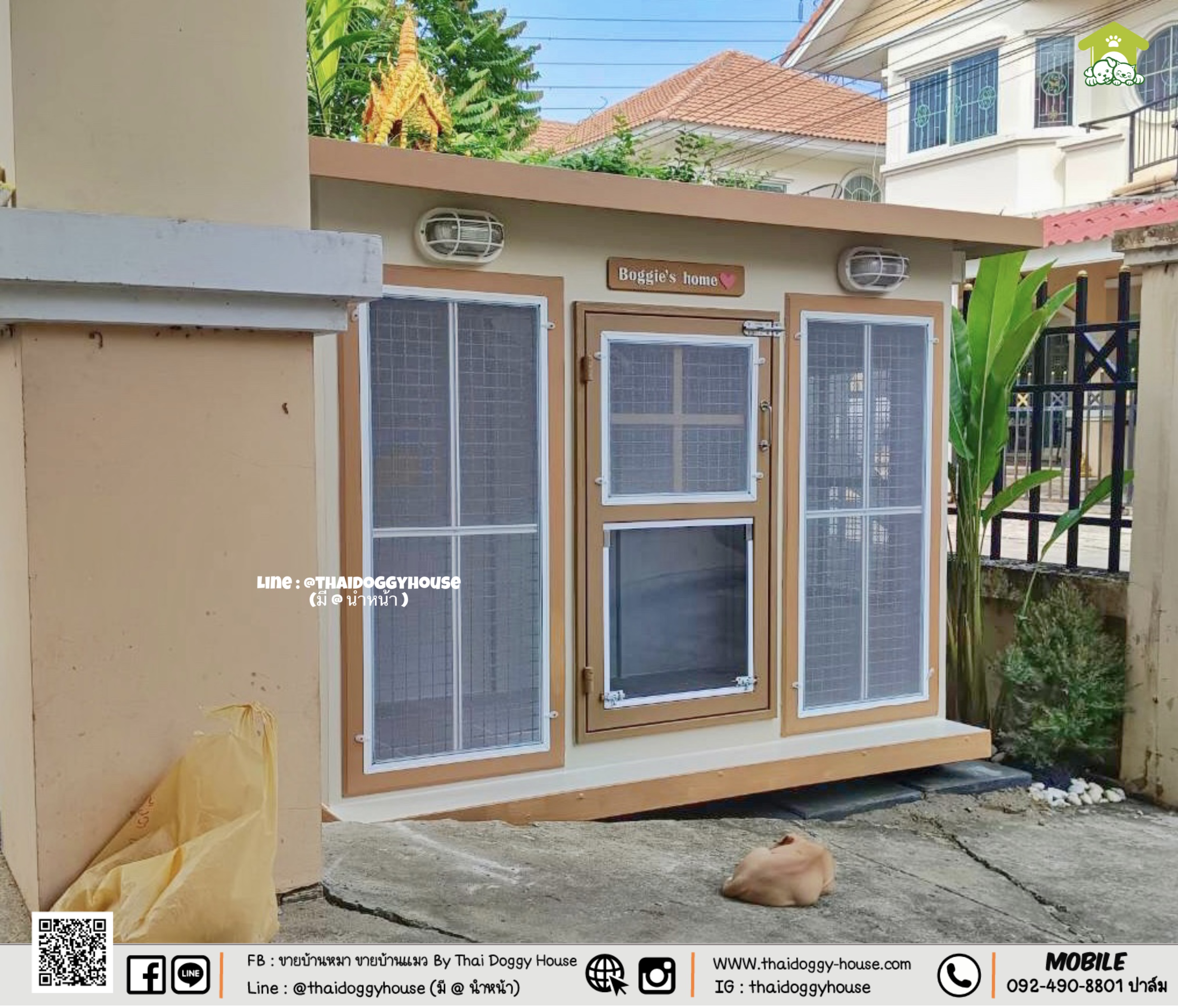 บ้านหมา บ้านแมว " 𝐁𝐎𝐗 𝐒𝐓𝐘𝐋𝐄 𝐁𝐘 𝐓𝐇𝐀𝐈 𝐃𝐎𝐆𝐆𝐘 𝐇𝐎𝐔𝐒𝐄 "