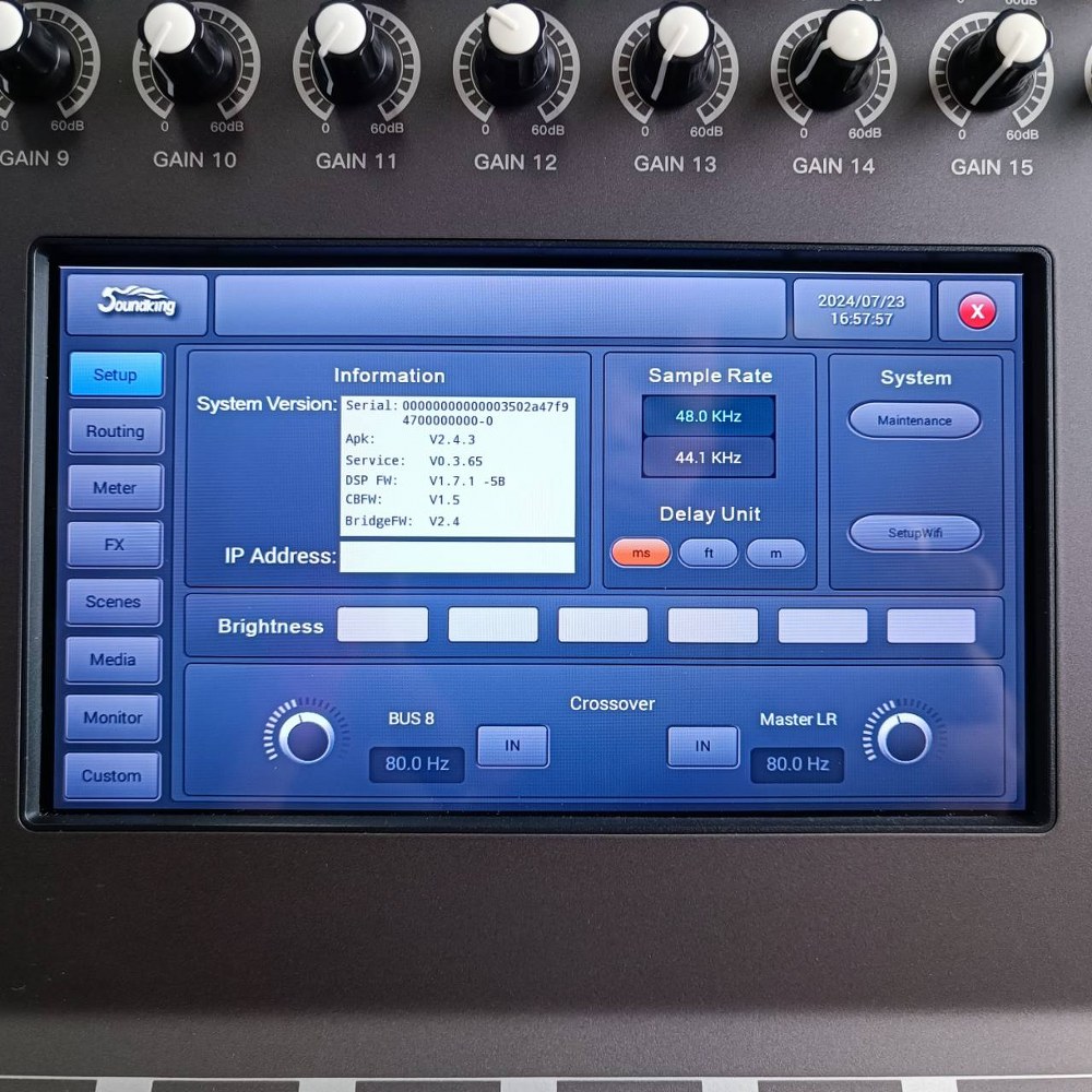 SOUNDKING DX-20 DIGITAL MIXER มิกเซอร์ ดิจิตอล SOUND KING DX 20 DX20 เอไอ-ไพศาล +++