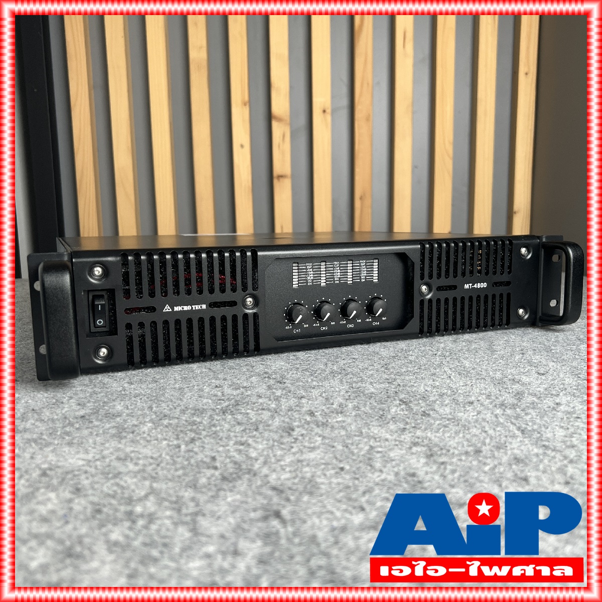 MICROTECH MT-4800 power amp 4CH กำลังวัตต์ 800W ที่ 8โอห์ม / 1200W ที่ 4โอห์ม คลาส H ไฟ 2 สเต็ป MT4800 MT 4800 MICRO TECH +++ ไมโครเทค เอไอ-ไพศาล