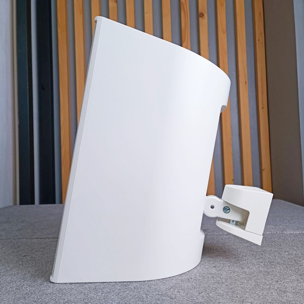 TOA F-08WT ตู้ลำโพงแขวน สีขาว พร้อมขาแขวน ลำโพงติดผนัง ขนาด 8 นิ้ว รองรับกำลังขับ 180 วัตต์ 8 โอห์ม โตอะ F 08WT F08WT เอไอ-ไพศาล